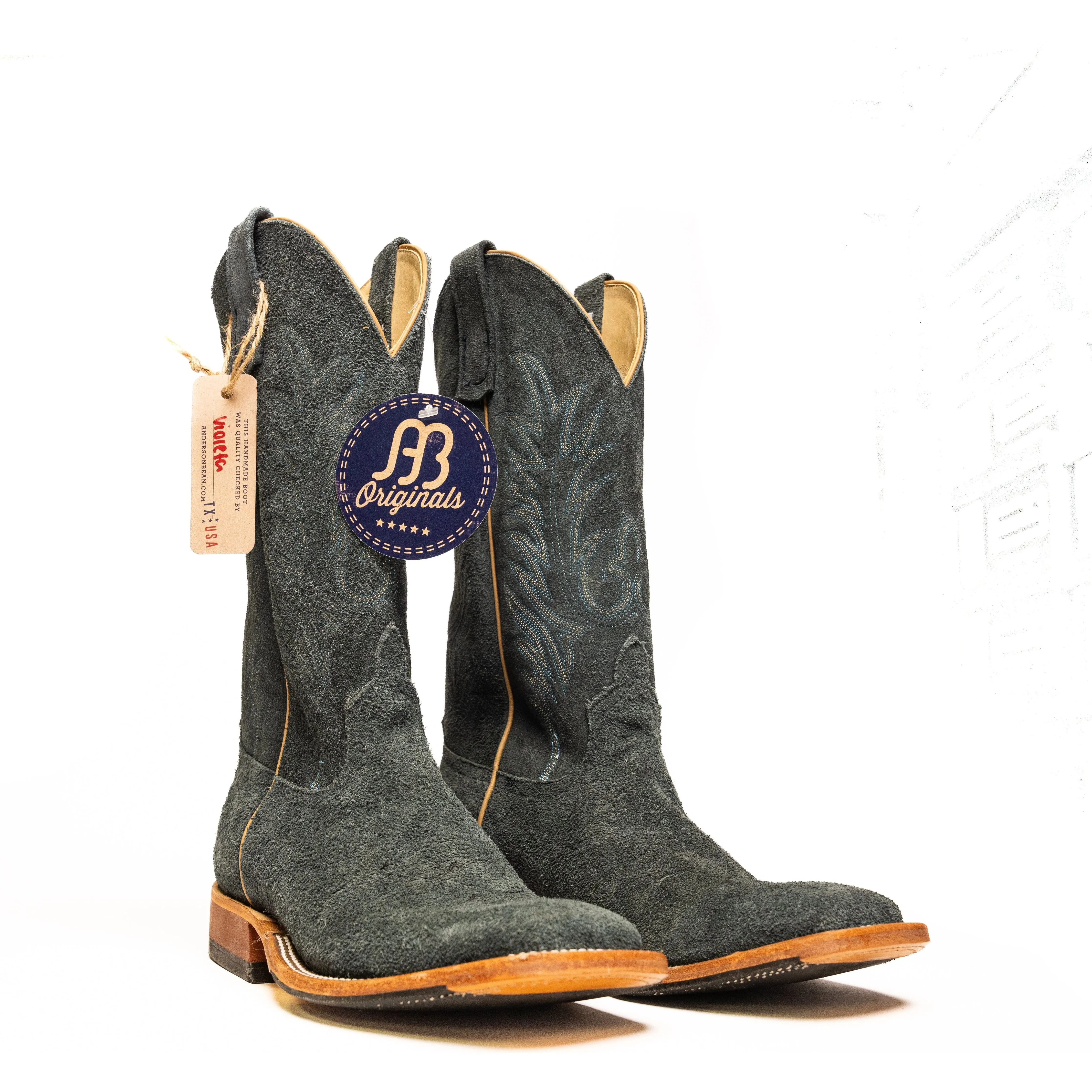Anderson Bean Navy Safari Suede