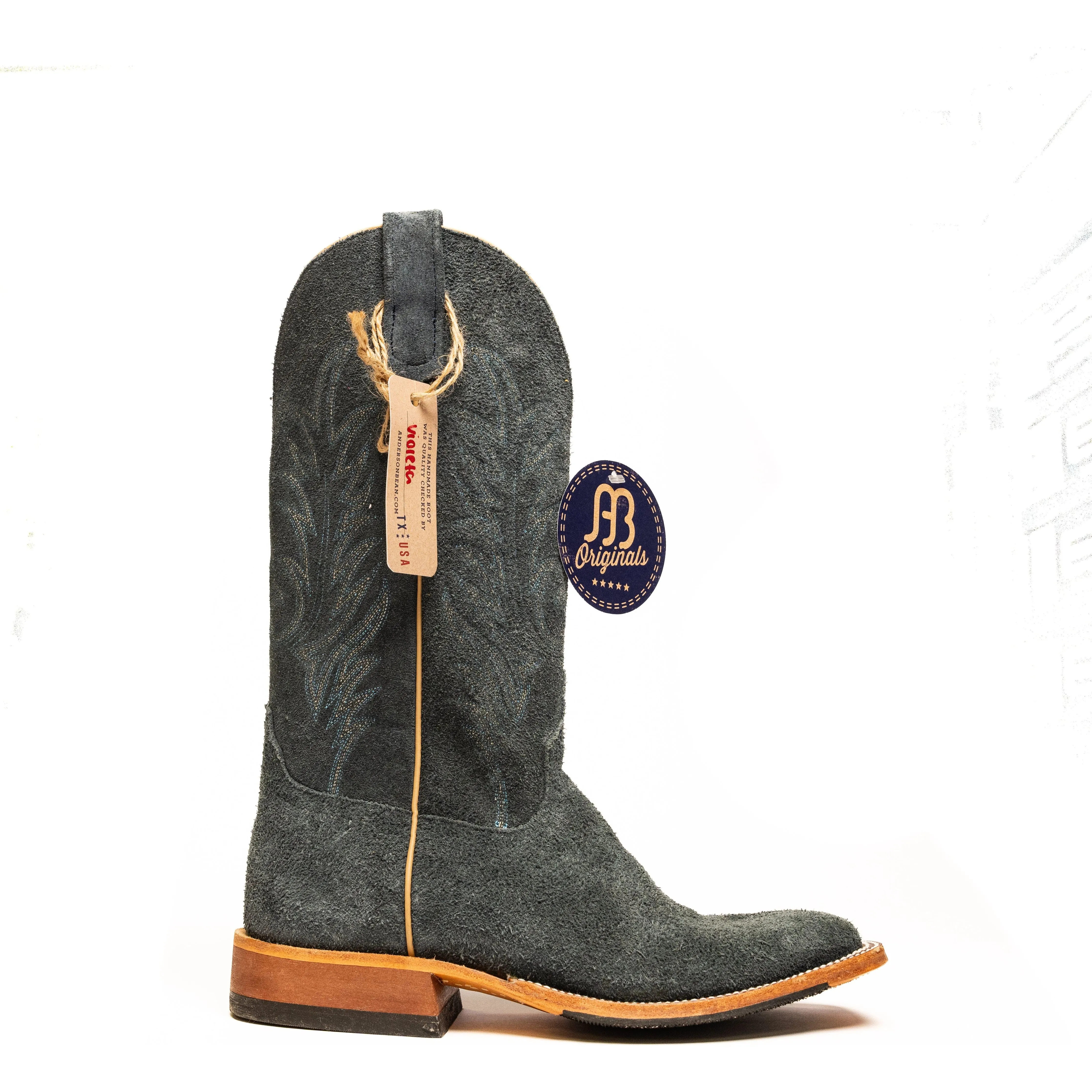 Anderson Bean Navy Safari Suede
