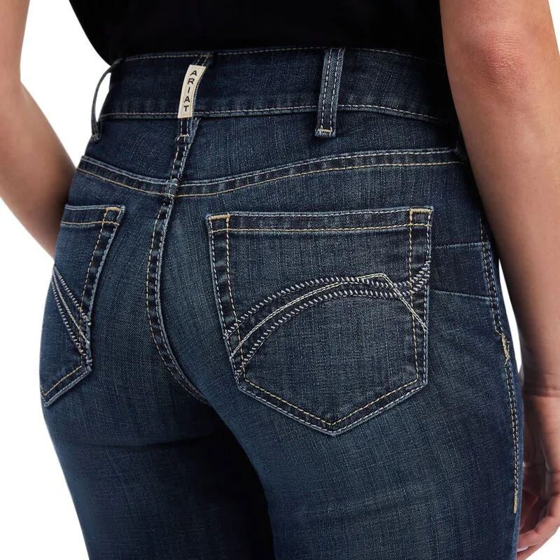 ARIAT WOMENS REAL ESTELLA BOOT CUT JEANS (MISSOURI)