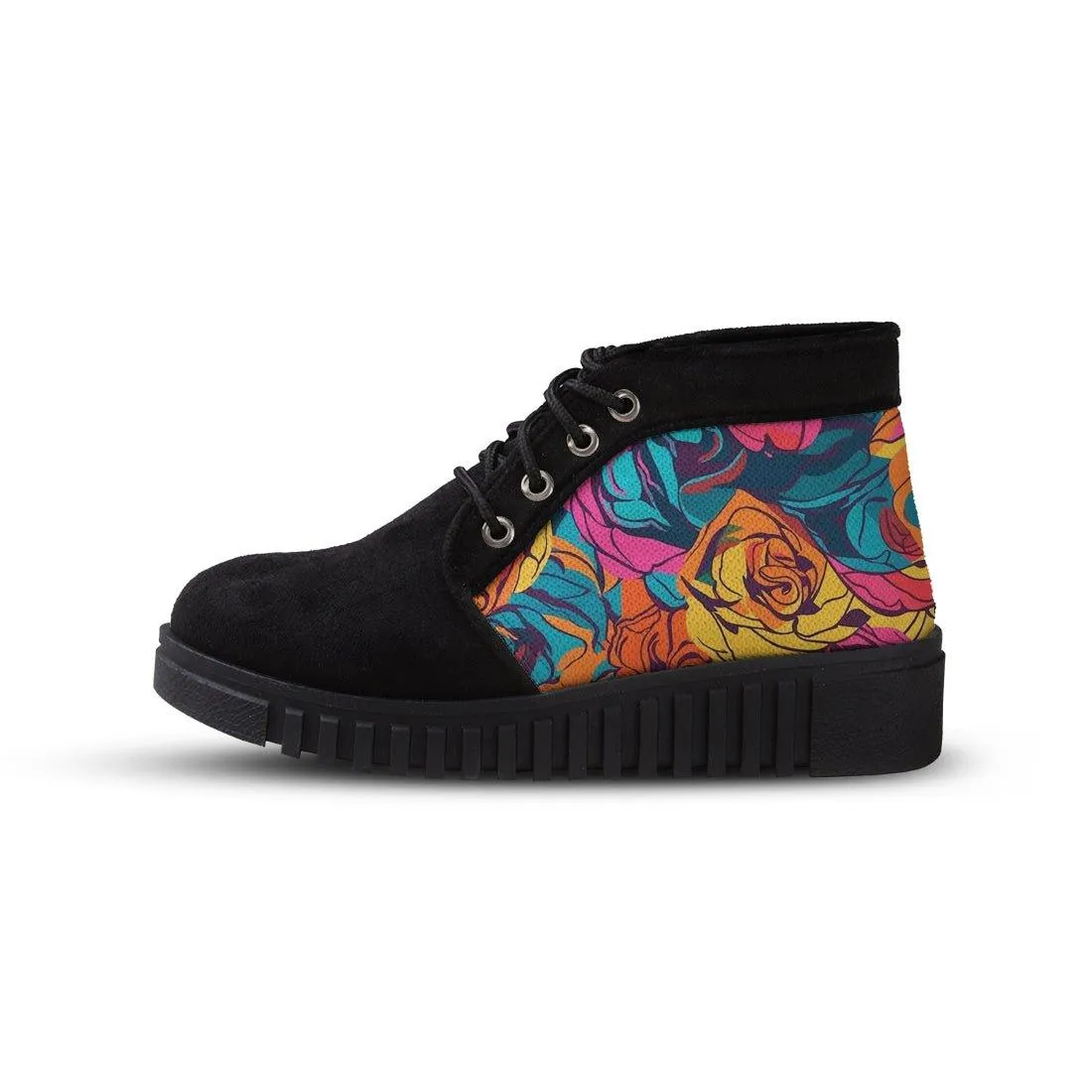 Black Bootie Flowers