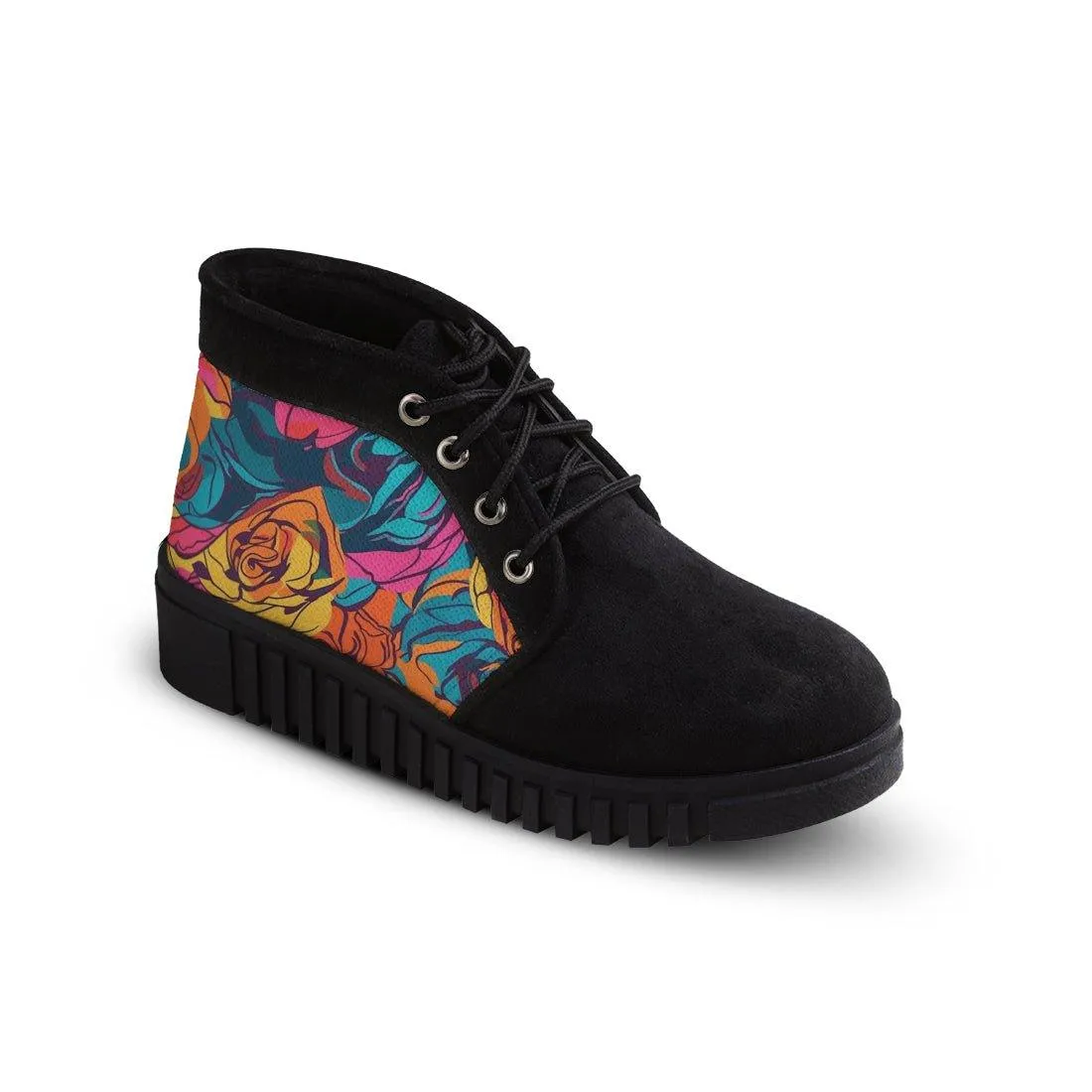 Black Bootie Flowers