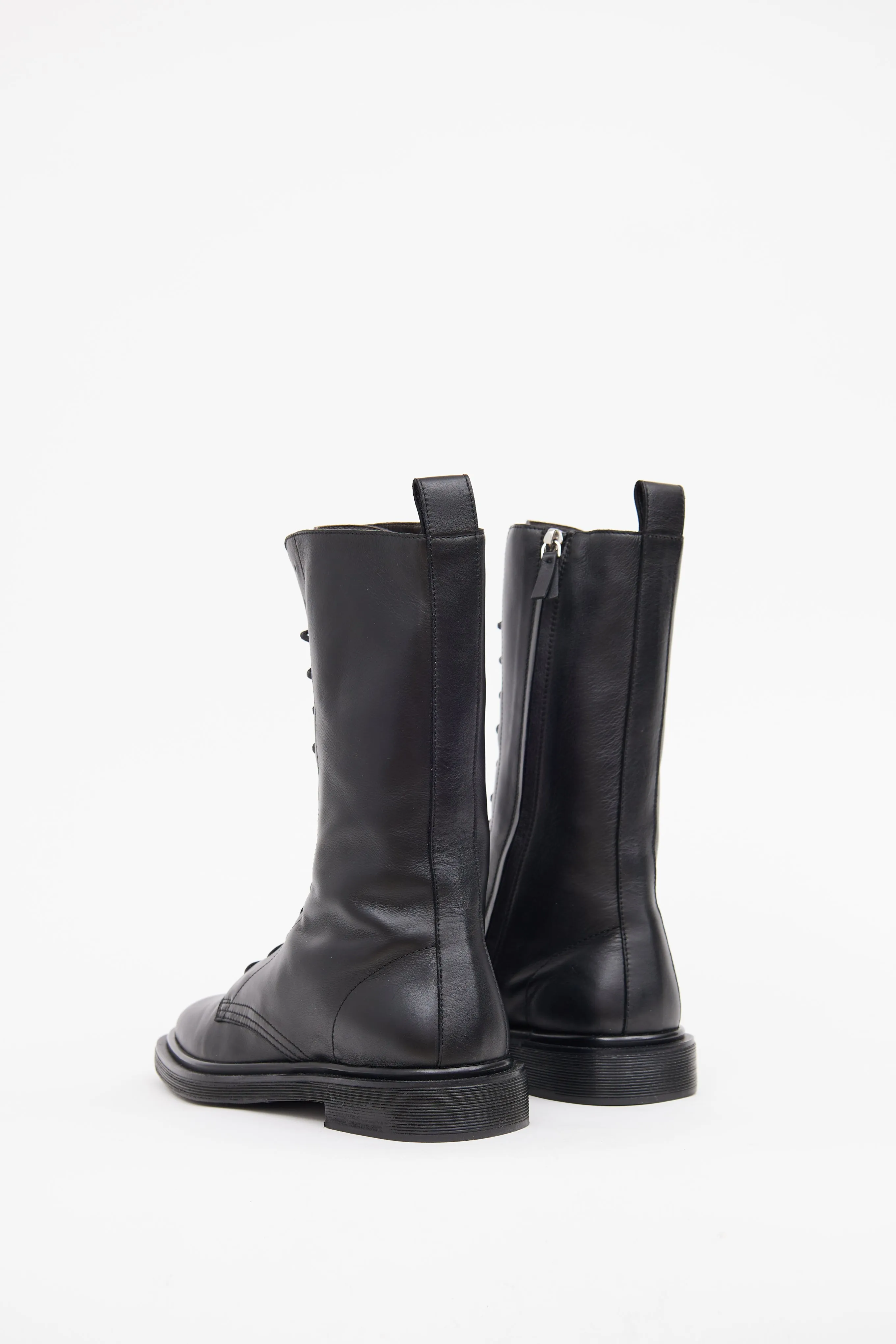 Black Ranger Lace Up Boot