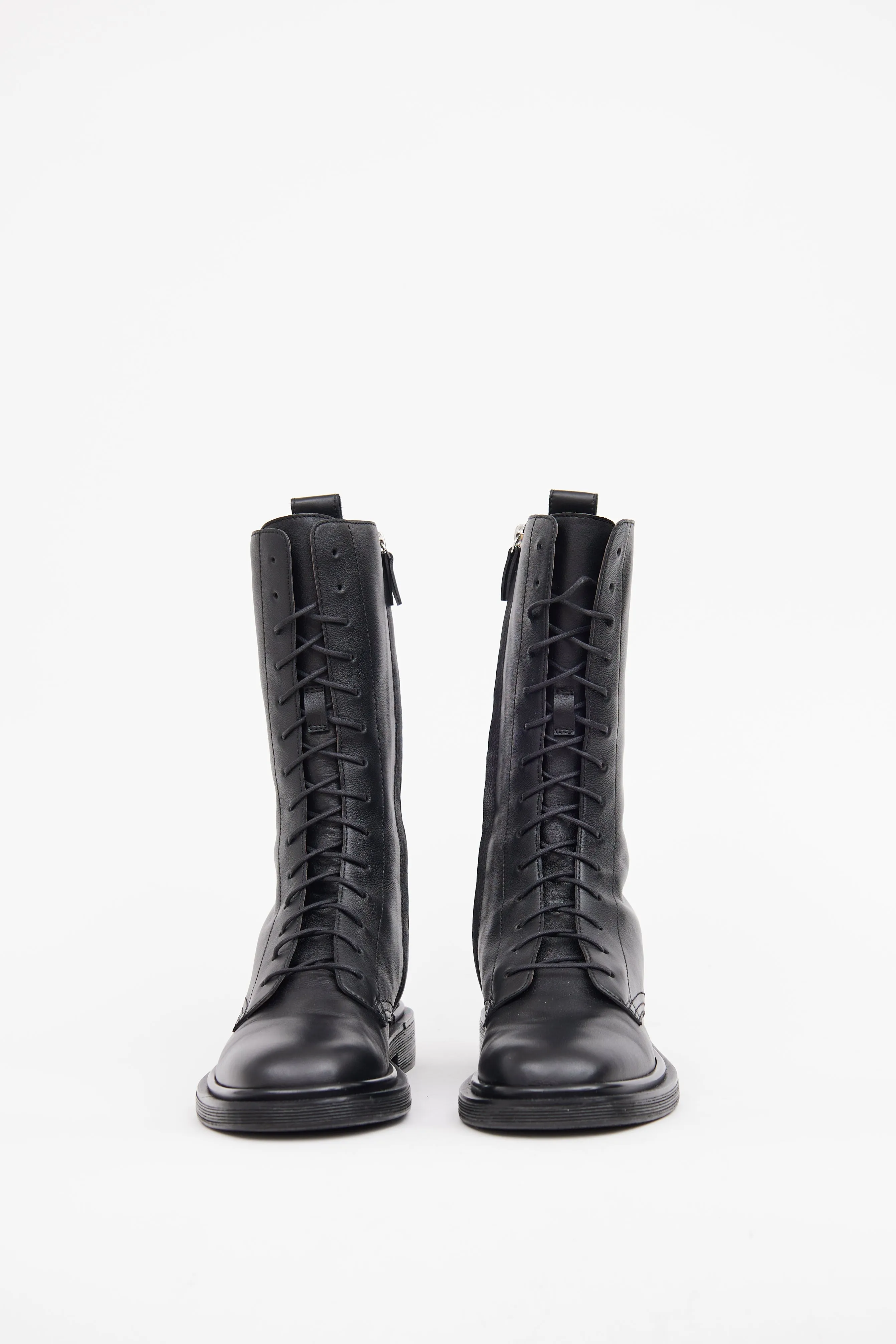 Black Ranger Lace Up Boot