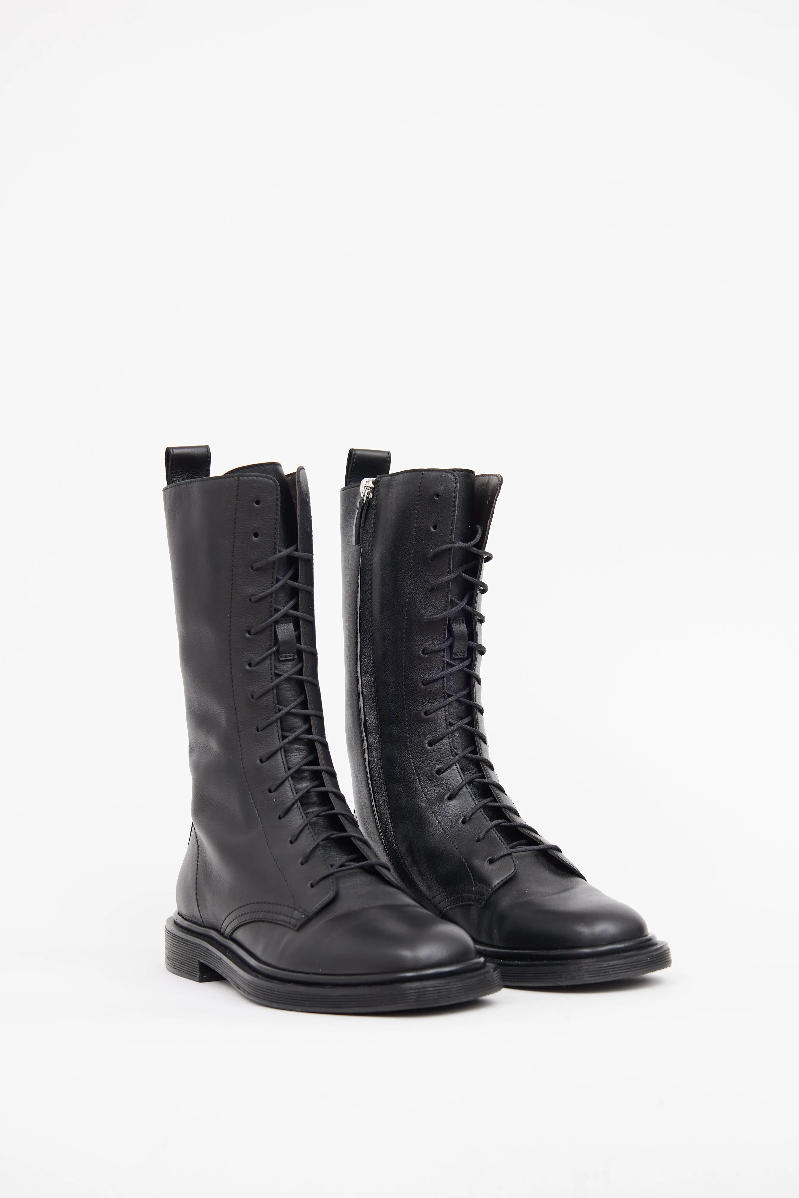 Black Ranger Lace Up Boot