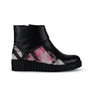 Block Bootie Rose Splash