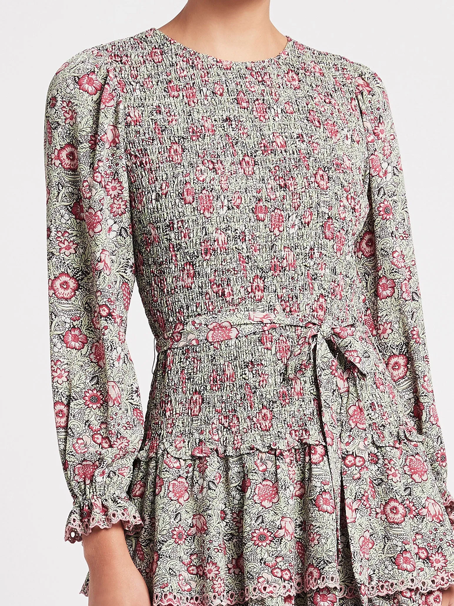 Camila Floral Crepe Dress