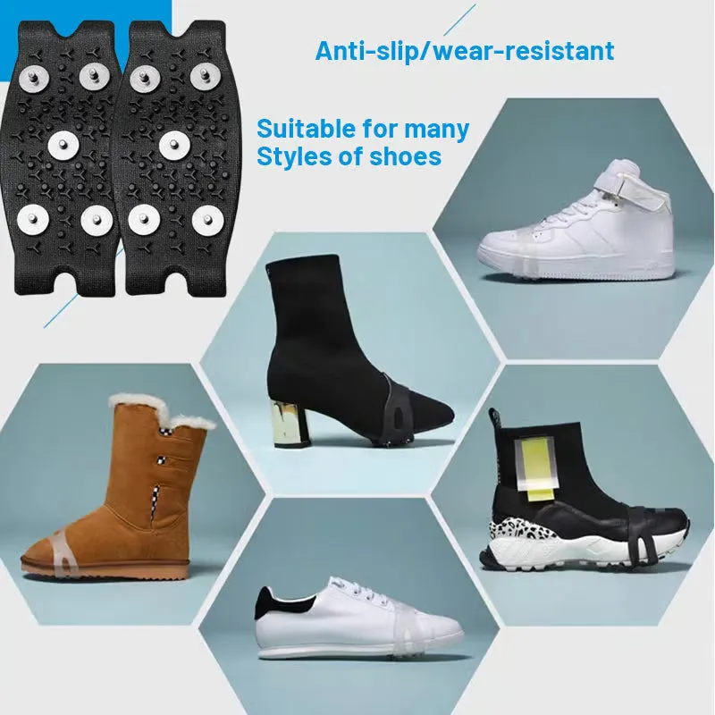 🎅Christmas warm sale💥5-Claw Anti-Skid Outdoor Gripper Shoe Covers❄️