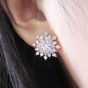 Crystal Snow Flake  Fashion Jewelry