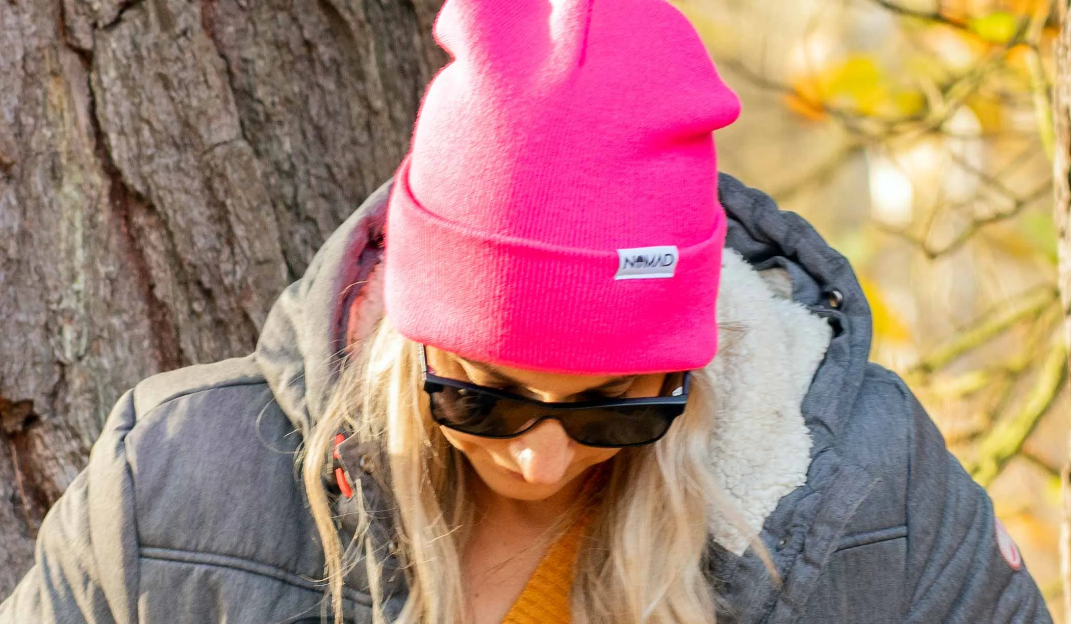 Fuschia Unisex Recycled Beanie