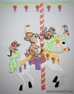 Fuzzy Friends on Carousel