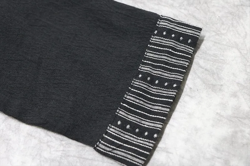 Geometric Patchwork Midi Dress | Nirvana