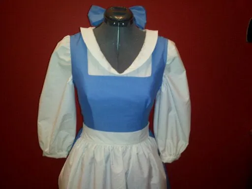 Knee length or mid calf Apron only