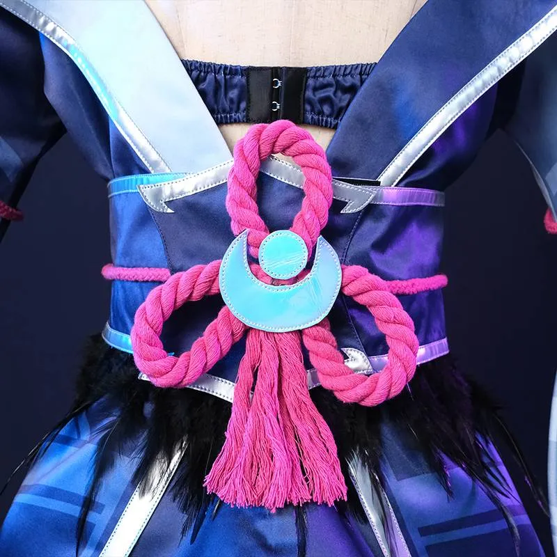 LOL Snow Moon Ahri Cosplay Costume Halloween Costume