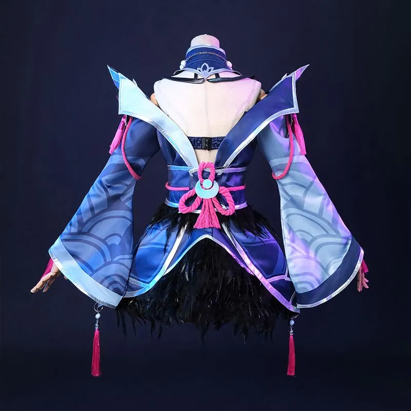 LOL Snow Moon Ahri Cosplay Costume Halloween Costume