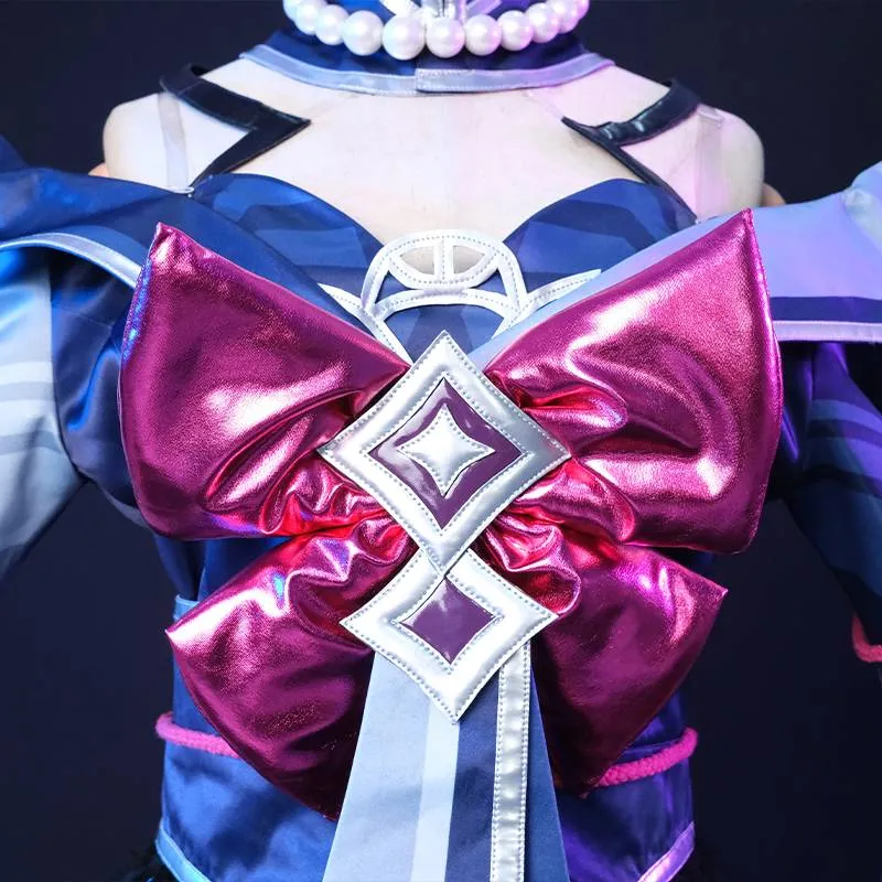 LOL Snow Moon Ahri Cosplay Costume Halloween Costume
