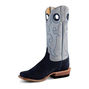 Men's Horsepower Marine Blue Suede with Sugared Baby Blue Top HP1883