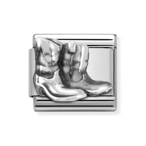 NOMINATION Classic Silver Boots Charm