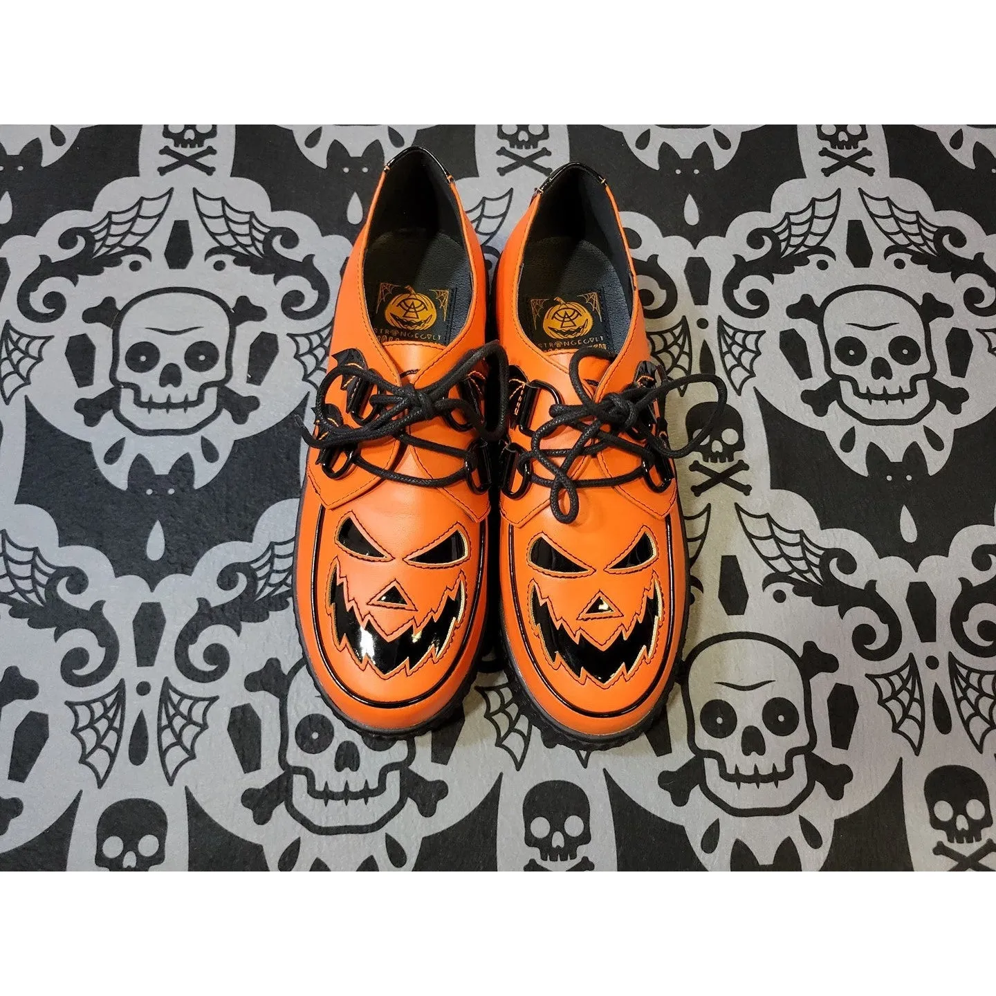 Spooky Damask Door Mat