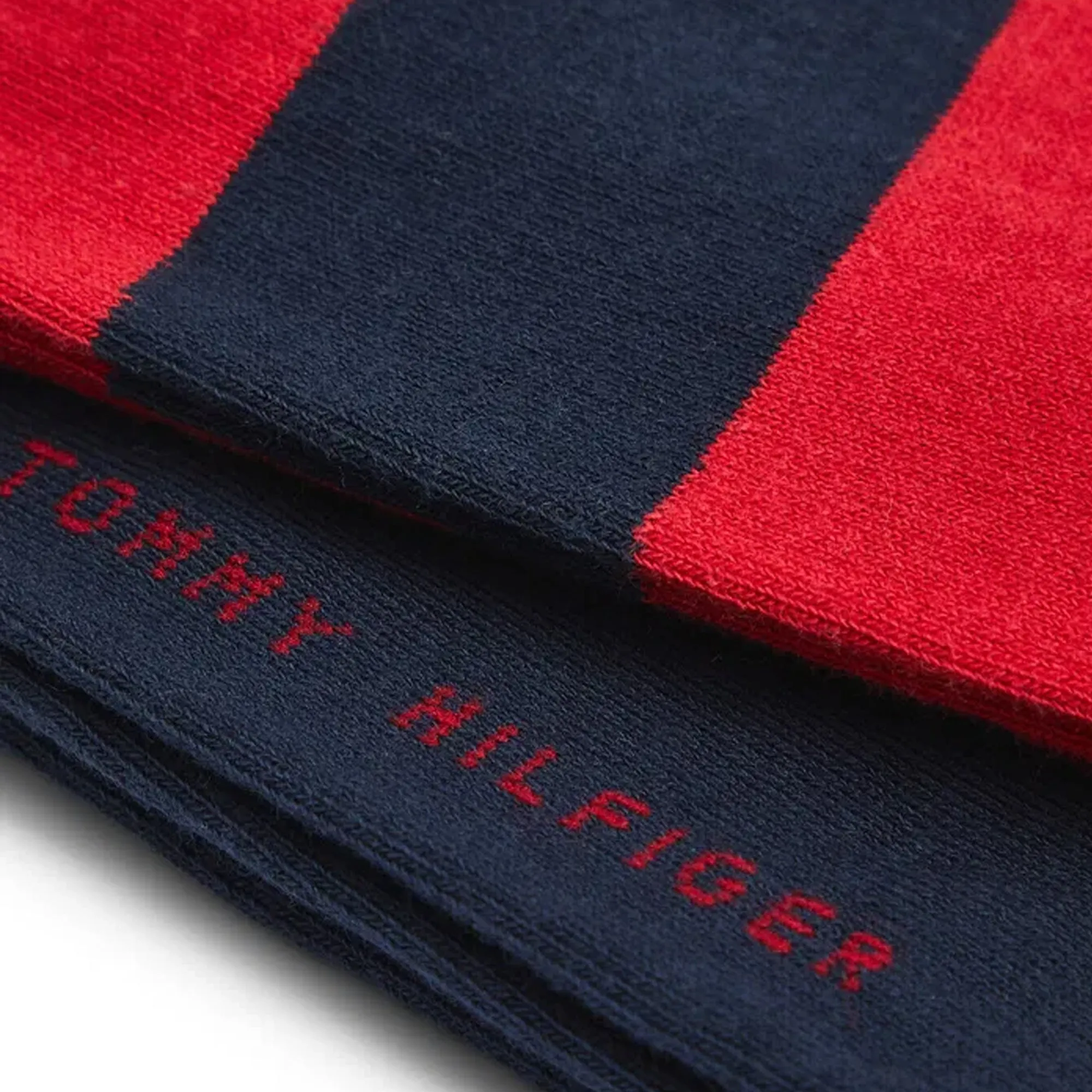 Tommy Hilfiger Two Pack Knitted Rugby Socks Navy Tommy Original