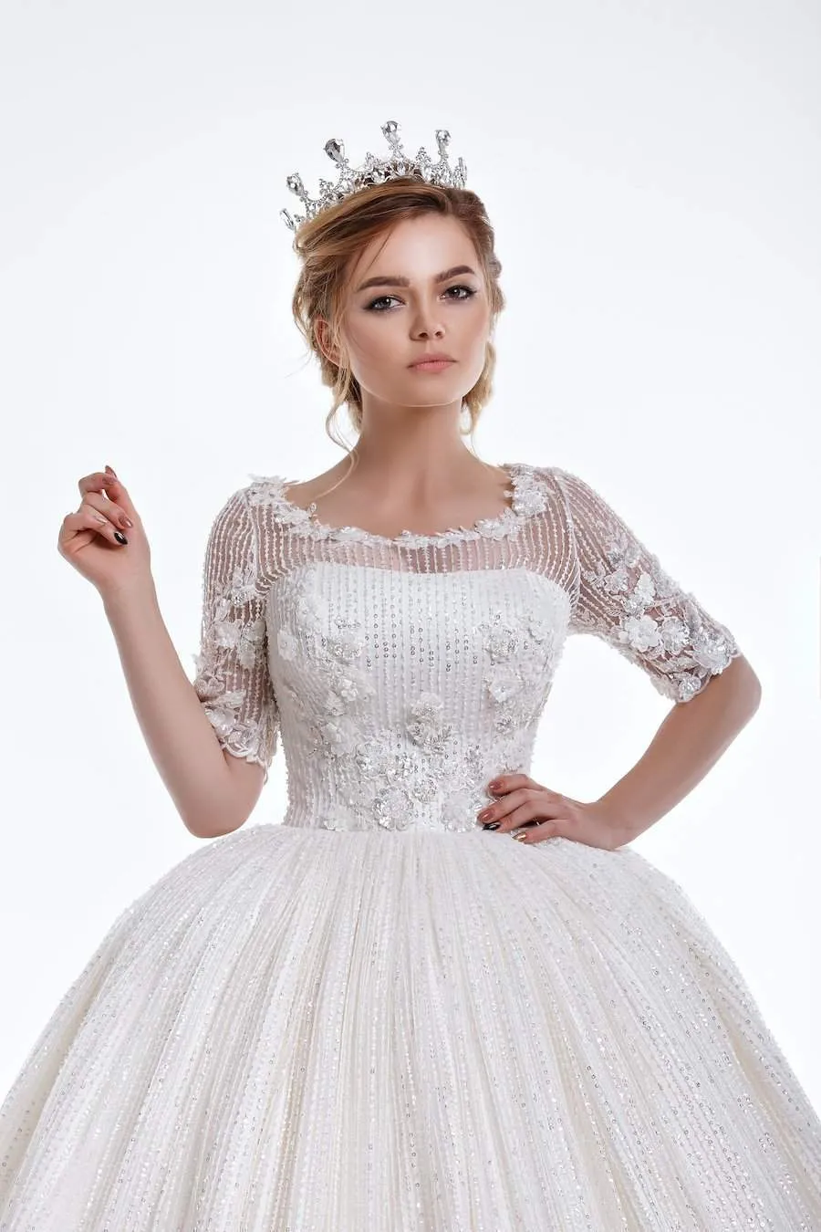 White Ball Gown Dress