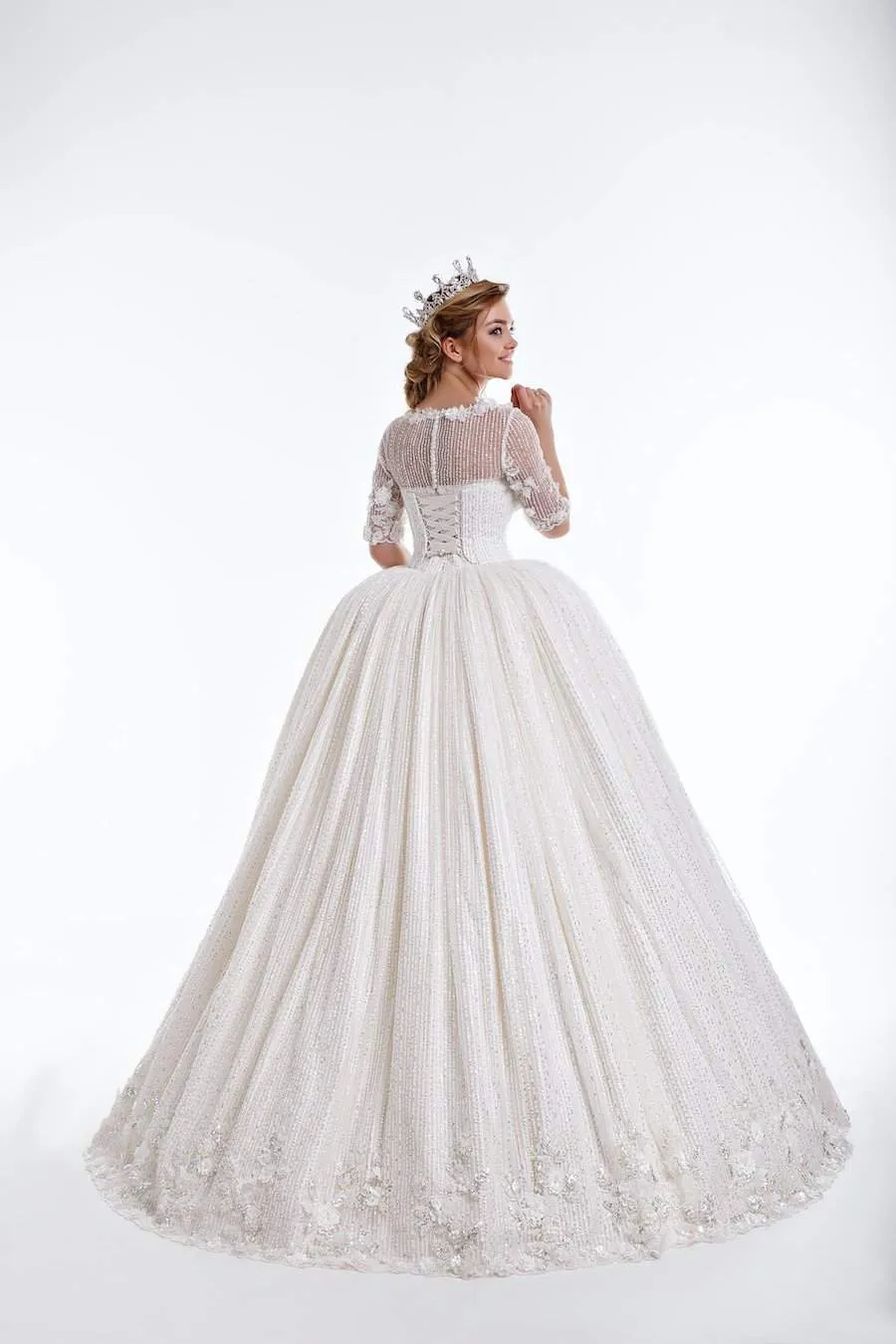 White Ball Gown Dress