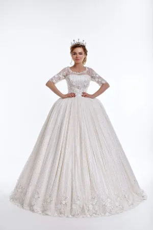 White Ball Gown Dress